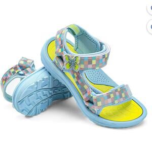 Girls Sandals Kids Sports Outdoor Hiking Athletic Open Toe Sandal 32 (1 US)